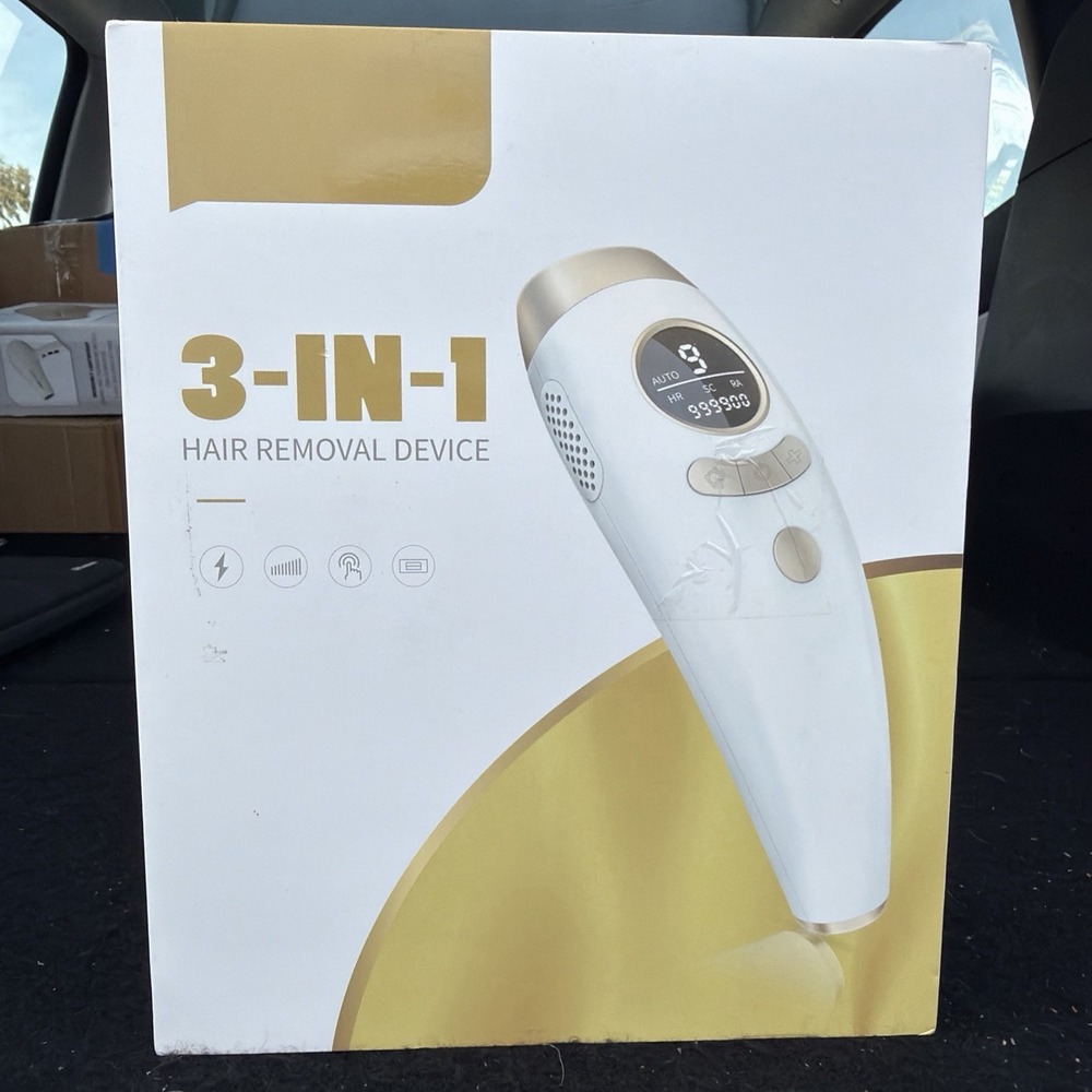 Aopuvi IPL Hair Removal Device 9 Levels 3-IN-1 Model #AI01 New‎ Item Open Box FS